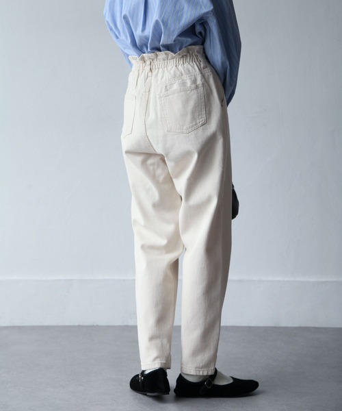 [Chillfar] Denim брюки MEDIUM grayish бежевый женский 