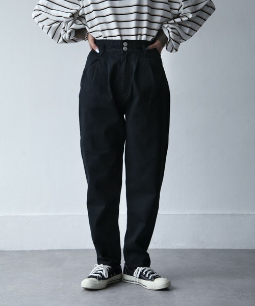 [Chillfar] Denim брюки MEDIUM grayish бежевый женский 