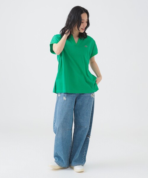LACOSTE tシャツ 「別注」LACOSTE / カノコ ハーフスリーブ T