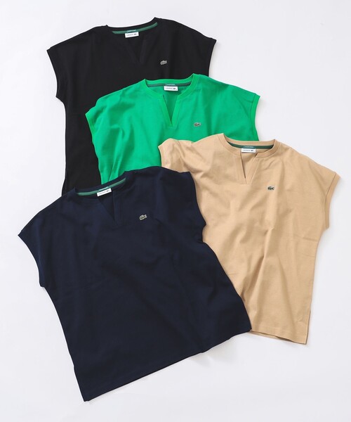 tシャツ カノコステッチTシャツ レディース LACOSTE tシャツ 「別注」LACOSTE / カノコ ハーフスリーブ T