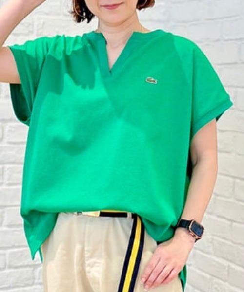 LACOSTE tシャツ 「別注」LACOSTE / カノコ ハーフスリーブ T