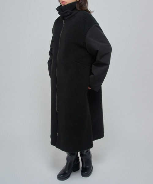 VACHEMENT ムートンコート ボアコート 「VACHEMENT」リサイクルシェル