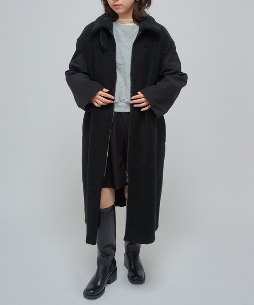 VACHEMENT ムートンコート ボアコート 「VACHEMENT」リサイクルシェル