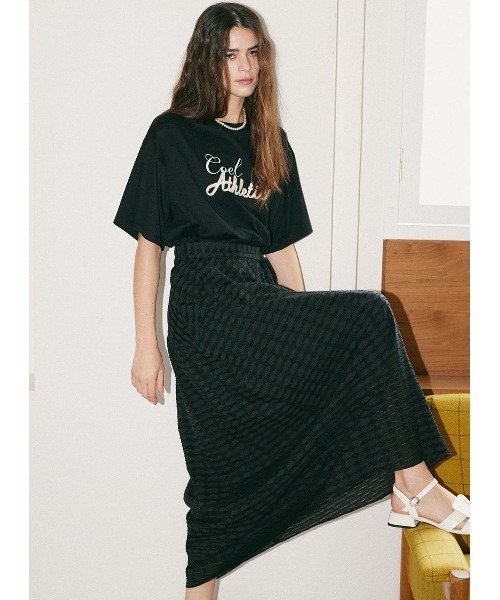 COEL（コエル） スカート ジオメトリックジャガードスカート