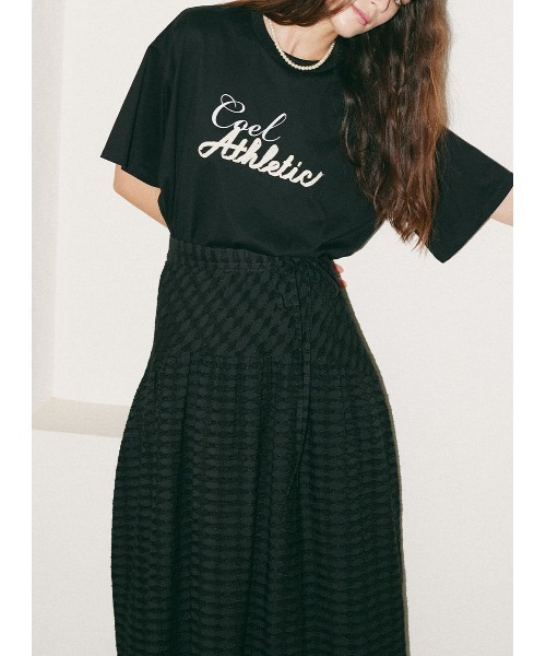 COEL（コエル） スカート ジオメトリックジャガードスカート