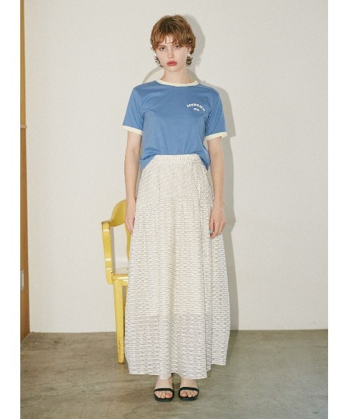 COEL（コエル） スカート ジオメトリックジャガードスカート