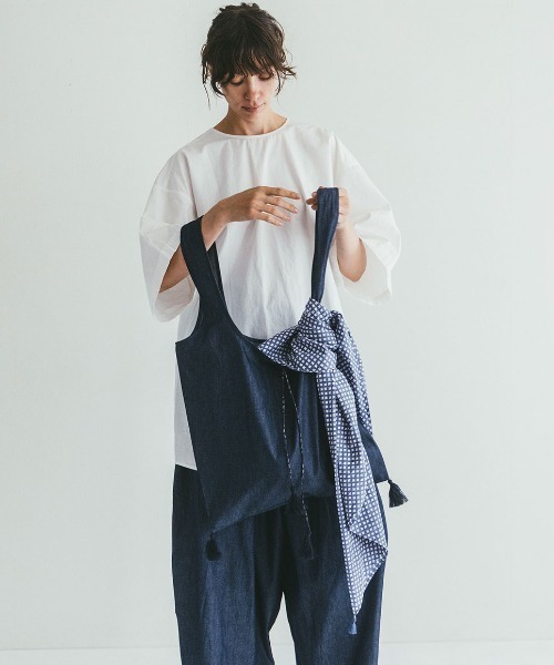 fog linen work ハンドバッグ fog（フォグ）コットンアモリ