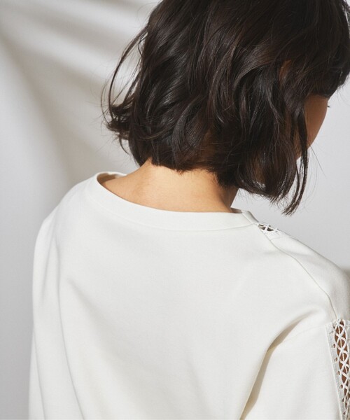 「GRACE CONTINENTAL」 半袖カットソー 36 ホワイト レディース GRACE CONTINENTAL 「GRACE CONTINENTAL」 半袖カットソー 36