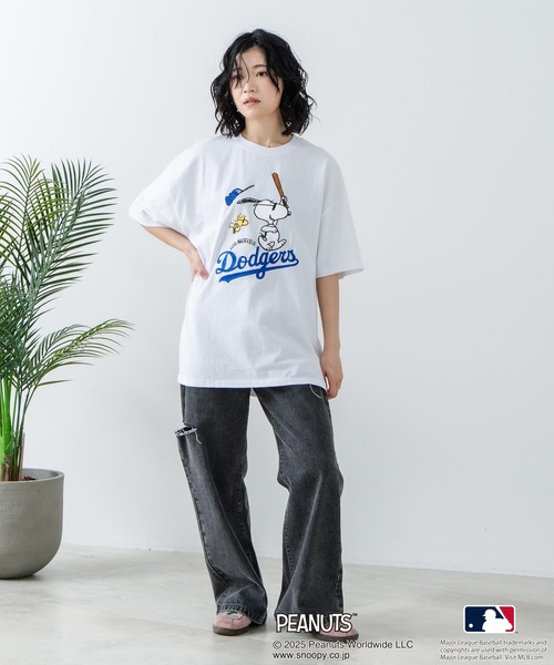 MLB tシャツ 「PEANUTS×MLB」オリジナルデザイン Tシャツ