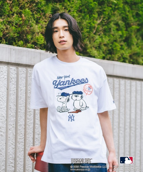 PEANUTS MLB TOKYO SERIES Tシャツ サイズL ドジャース セール】【PEANUTS×MLB】オリジナルデザイン Tシャツ
