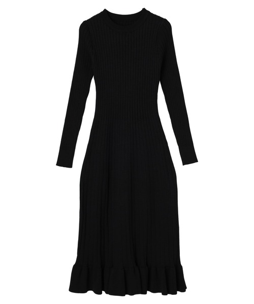 「DURAS」 ニットワンピース FREE ベージュ レディース_画像3