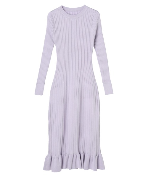 「DURAS」 ニットワンピース FREE ベージュ レディース_画像6