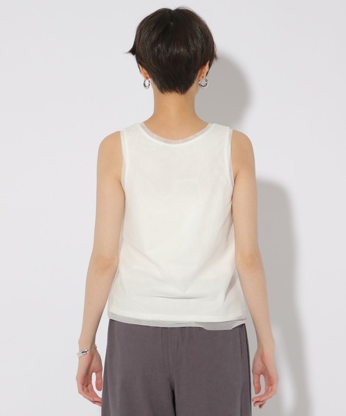 Elura（エルーラ） タンクトップ ノースリーブ スタッズタンクトップ