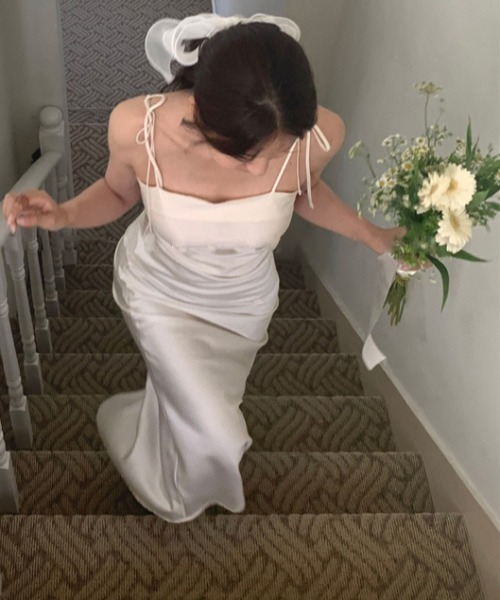 FREE STYLISTS ワンピース YUGA_YGMC Ribbon camisole dress