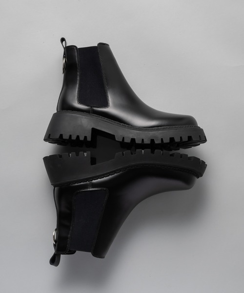 「ADRER」 ブーツ MEDIUM ブラック メンズ_画像2