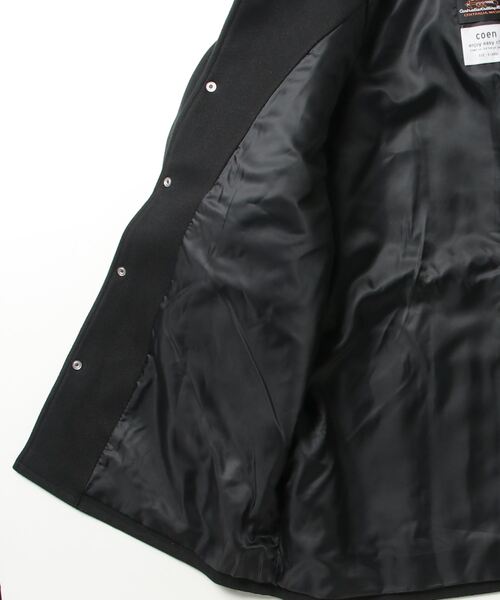 SKOOKUM（スクーカム） スタジャン「Coenコラボ」 X-LARGE ブラック