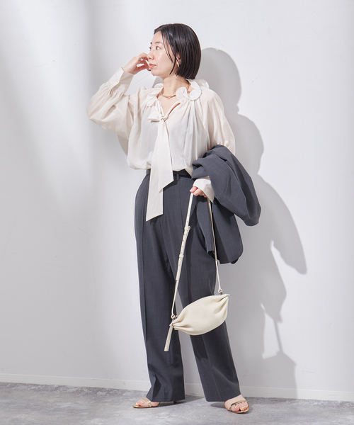 新品未使用☆JOURNAL STANDARDフリルシャツ コットンフリルカラーブラウス（シャツ/ブラウス）｜JOURNAL