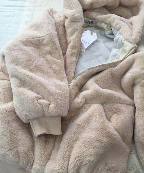 「a lot of love」 ジップアップブルゾン FREE オフホワイト レディース_画像4