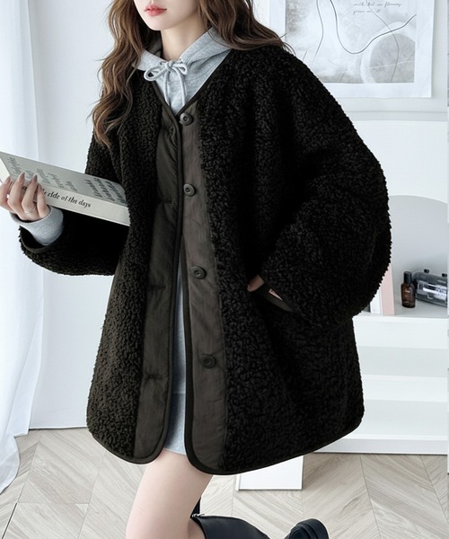 Java ジャケット ノーカラージャケット 「JaVaジャバコラボ」オーバー