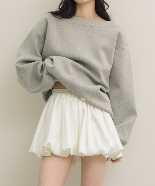 NEUNA スカート サテンバルーンミニスカート : ZOZOTOWN Yahoo