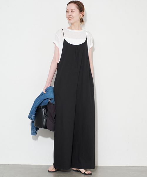 サロペット・オーバーオール・オールインワン SLOBE IENA JUMP SUIT SLOBE IENA サロペット オーバーオール 「接触冷感/追加」Albini