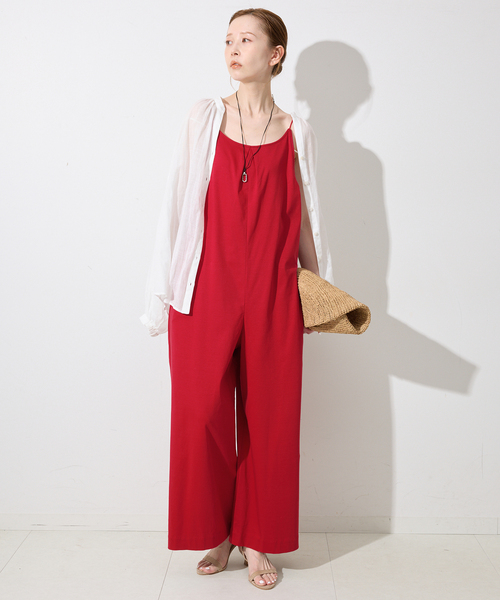サロペット・オーバーオール・オールインワン SLOBE IENA JUMP SUIT SLOBE IENA サロペット オーバーオール 「接触冷感/追加」Albini