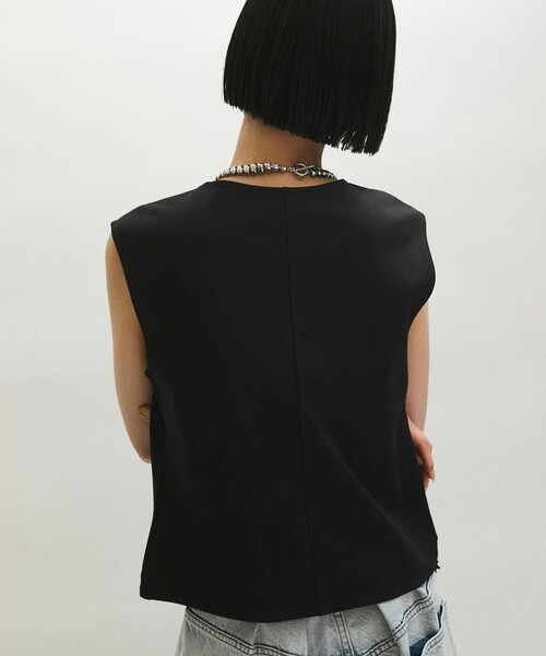 tシャツ 「WEB限定」ラッフルコンビスリーブレストップス レディース | ADAM ET ROPE' | 10