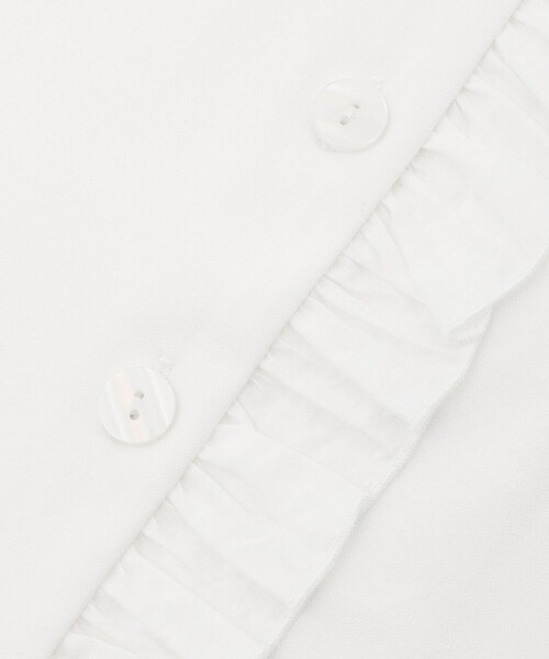 tシャツ 「WEB限定」ラッフルコンビスリーブレストップス レディース | ADAM ET ROPE' | 21