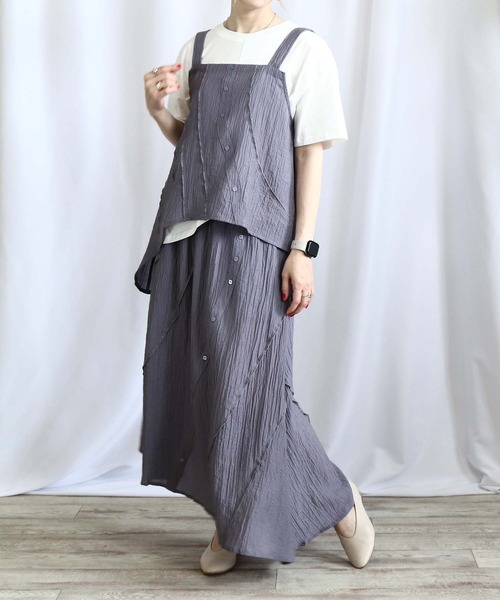 ワンピース セットアップ ワンピース シボセットアップB : ZOZOTOWN Yahoo!店 - 通販