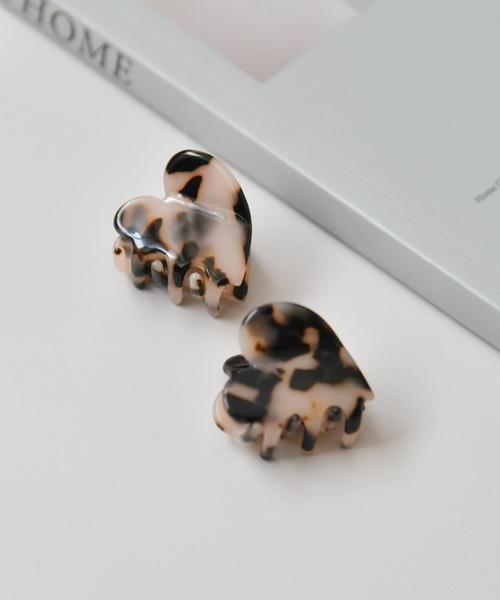 Port（ポート） ヘアクリップ 「 」 ハート シェイプ ミニ ヘア