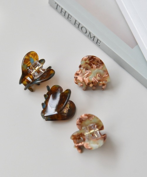 Port（ポート） ヘアクリップ 「 」 ハート シェイプ ミニ ヘア