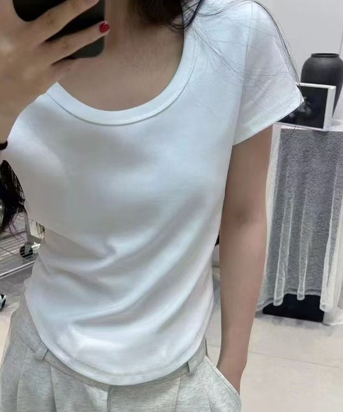 Lace Ladies（レースレディース） tシャツ 半袖 ラウンドネック
