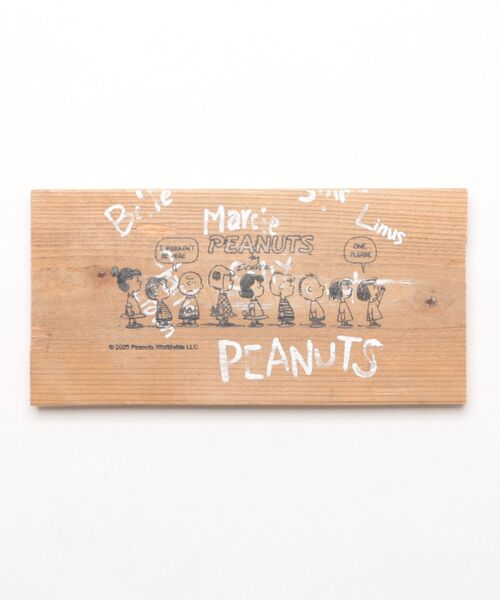 SNOOPY×OLD BETTY'S インテリア SNOOPY Wood Board(FAMILY)/スヌーピー