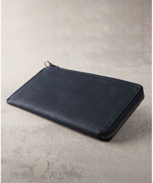 ミニ 長財布 財布 薄い TIDY SLIM プルアップレザー メンズ レディース