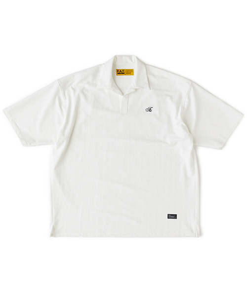 F.A.T. ホワイトポロシャツ 半袖 FAT シャツ GIGACOT メンズ FAT シャツ GIGACOT メンズ : ZOZOTOWN Yahoo!店 - 通販 - Yahoo