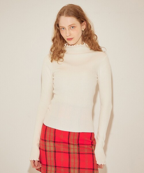 「DEICY」 長袖ニット FREE ピンク レディース_画像5