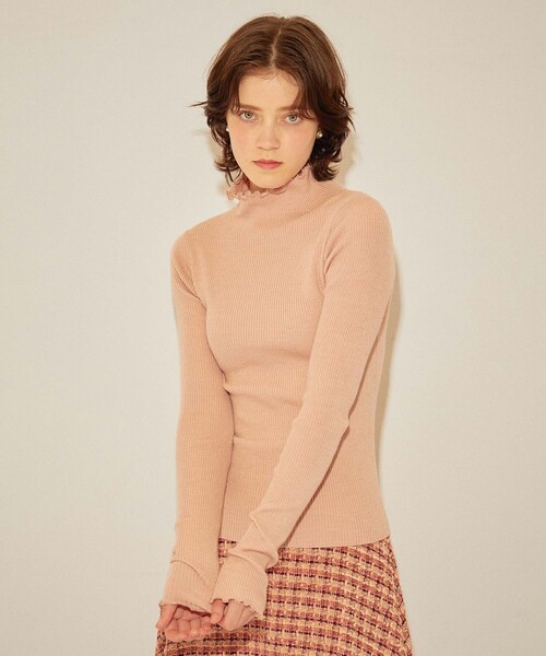 「DEICY」 長袖ニット FREE ピンク レディース_画像6