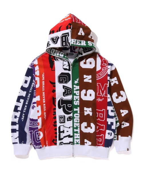 A BATHING APE（アベイシングエイプ） パーカー FANS SCARF FULL ZIP