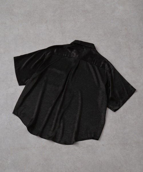 【goa (ゴア)】シワ加工 長袖サマーシャツ EMMA CLOTHES シャツ オーバーサイズ シワ加工ドレープ