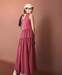 ワンピース バックリボンティアードワンピース / 1215240610｜ZOZOTOWN Yahoo!店
