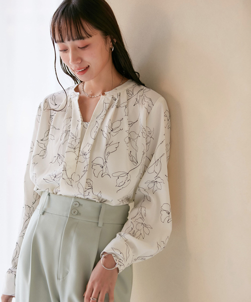専用です☺︎arts&amp;science ワイドブラウス　新品未着用 ヴィンテージ サテン スキッパー ワイド シャツ(セットアップ可)