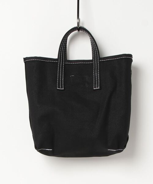 DANTON リップストップ バーティカルトートバッグ　ブラック DANTON◇リップストップバーティカルトートバッグ/トートバッグ