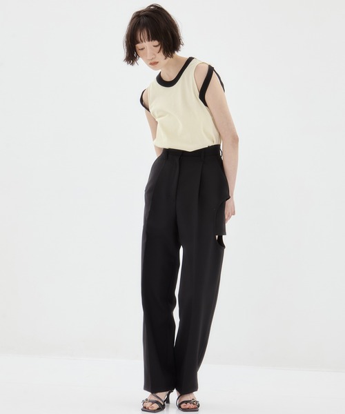 CINOH（チノ） タンクトップ ノースリーブ 「CINOH/チノ」「STUDIOUS