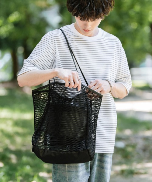 Rocky Monroe（ロッキーモンロー） トートバッグ メッシュ大容量トート