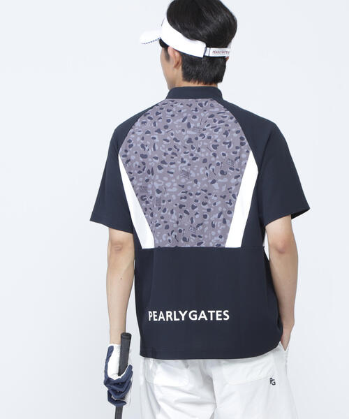 PEARLY GATES tシャツ 「PEARLY GATES」アクアツイストドット