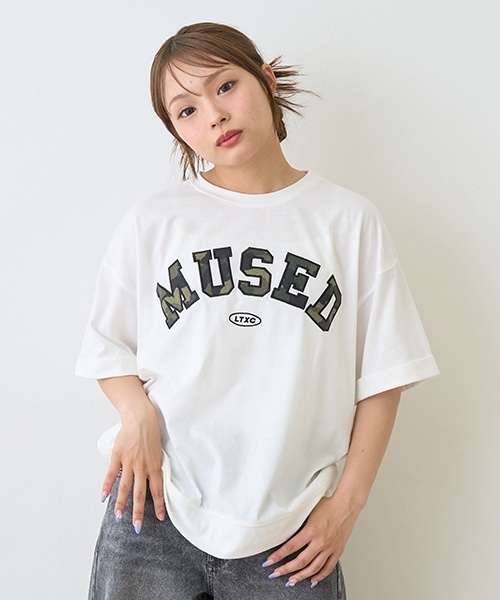 LOVETOXIC tシャツ 「LTXC」「吸水速乾/さらさら」柄アップリロゴT