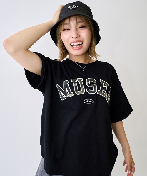 LOVETOXIC tシャツ 「LTXC」「吸水速乾/さらさら」柄アップリロゴT