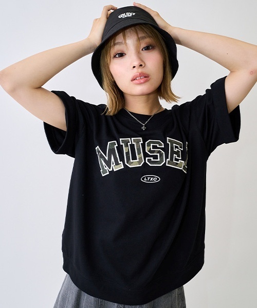 LOVETOXIC tシャツ 「LTXC」「吸水速乾/さらさら」柄アップリロゴT