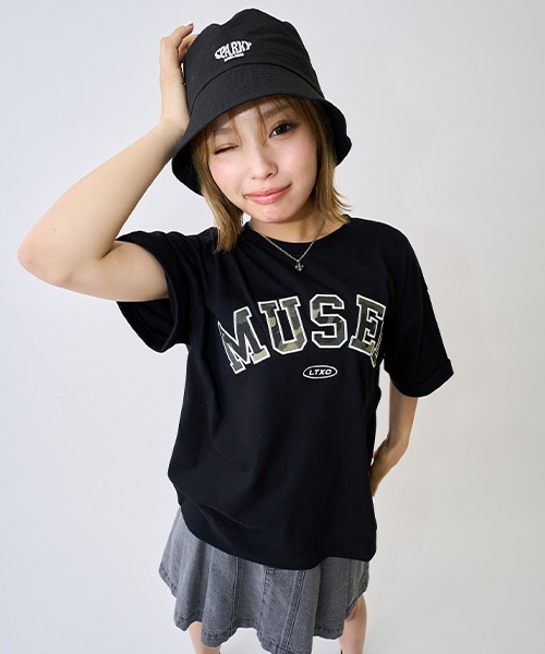 LOVETOXIC tシャツ 「LTXC」「吸水速乾/さらさら」柄アップリロゴT