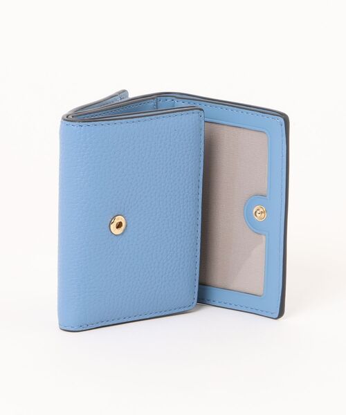 MICHAEL KORS コインウォレット ミディアム ペールブルー/ネイビー MICHAEL KORS 財布 JET SET コインウォレット ミディアム